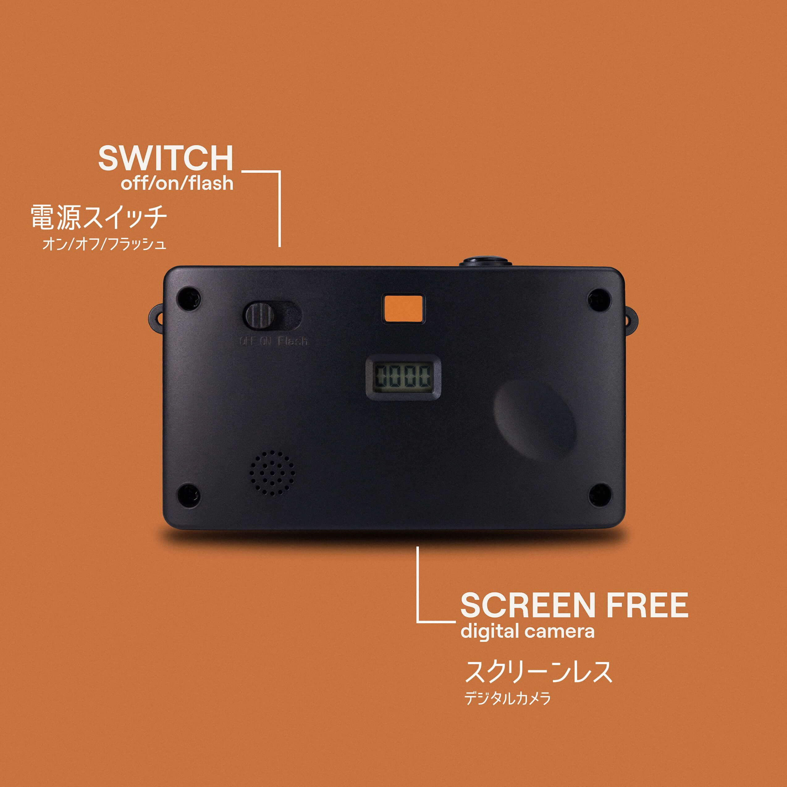screen-free digital camera